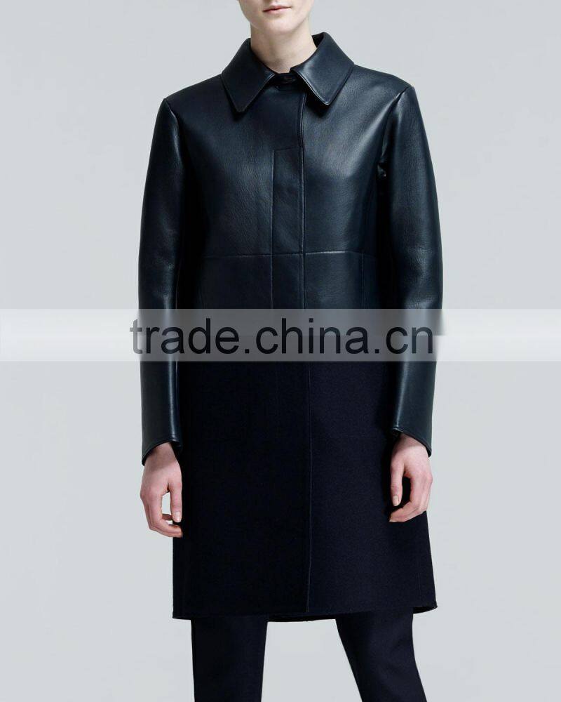 pilot leahter jacket women