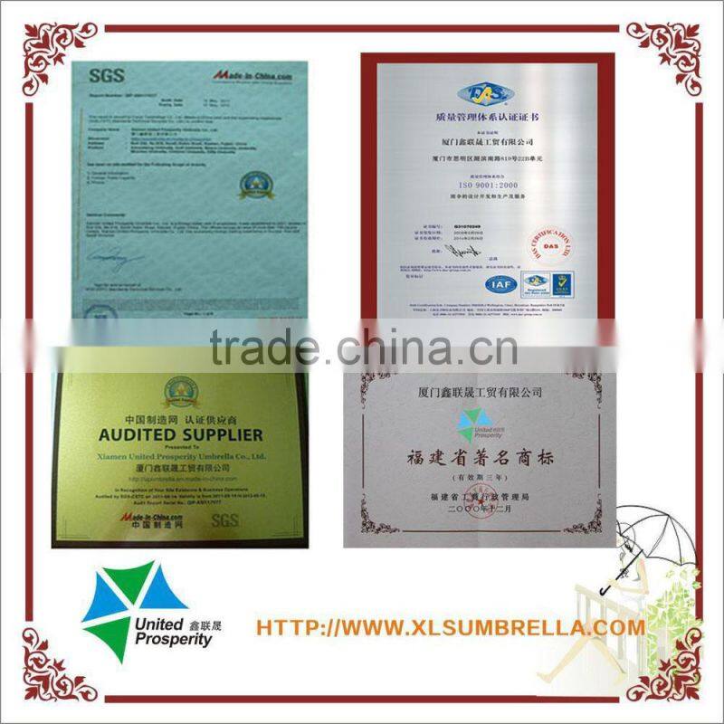 auto open standard size POE materails rainbow umbrella