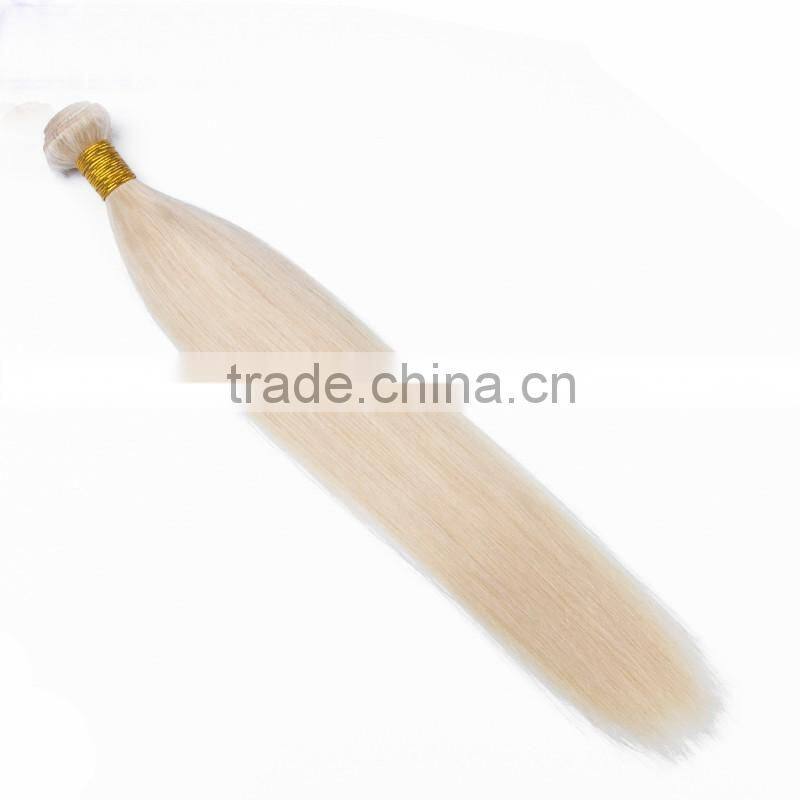 Wholesale Indian Hair #613 blonde hair weft for reseller