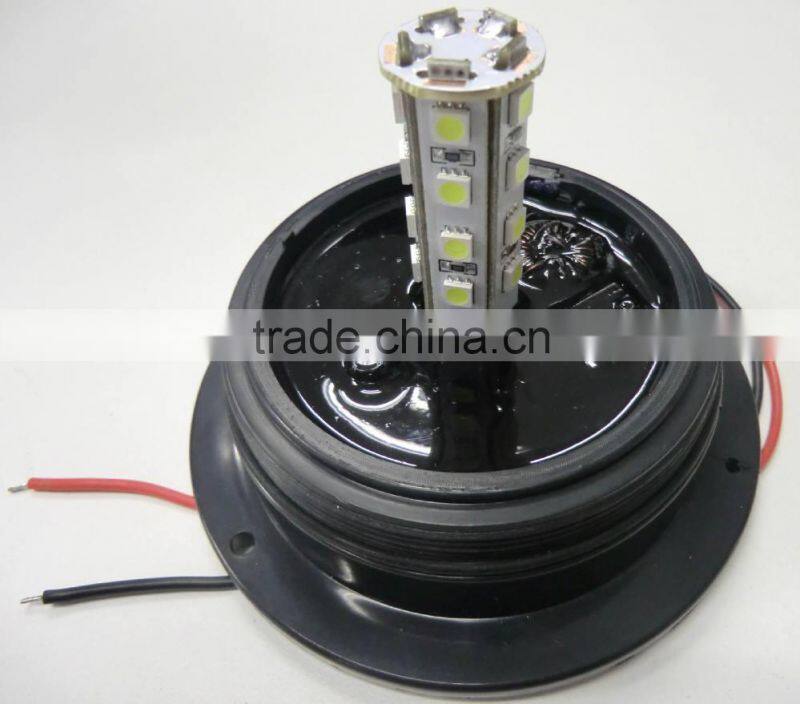 Explosion Proof Forklift LED Warning Light,Warning Beacon Light,LED Flash Beacon(SR-BL-602-CP-20SMD,W Cage Protector)12-80V