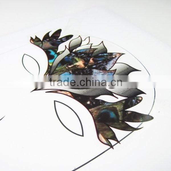 Custom party tribe game face sticker makeup face tattoo sticker factory