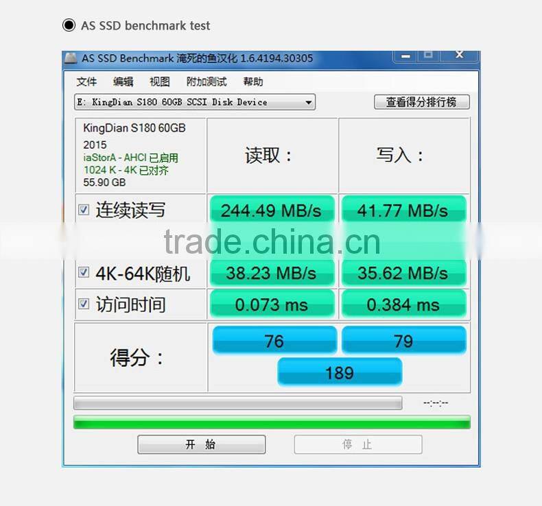 KingDian Brand SSD 2.5 inch 6Gb/s MLC 60GB 64GB SSD hard disk wholesale price
