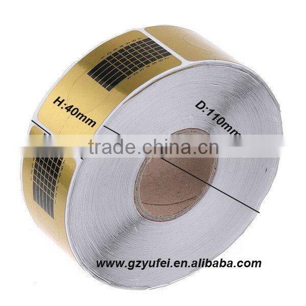 Manicure most popular nail forms roll for nail extension