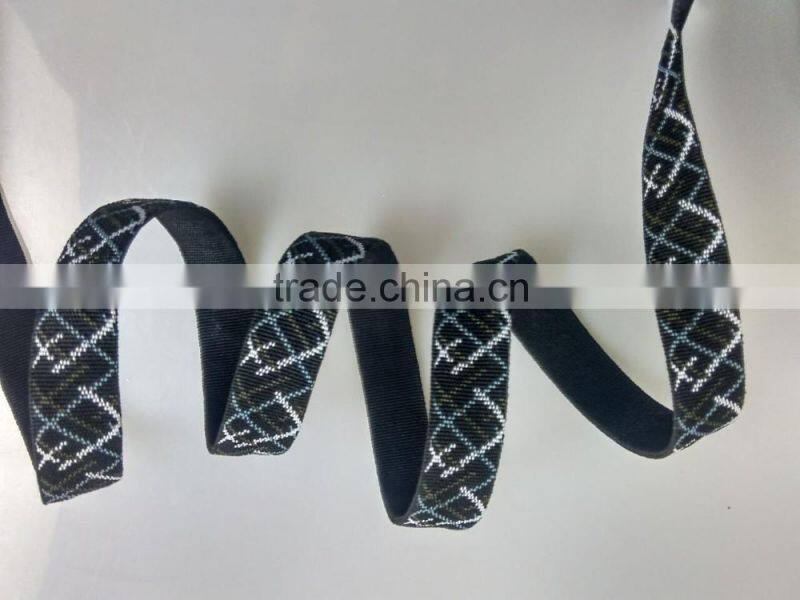 Custom design colorful pattern cotton belt webbing for shoes