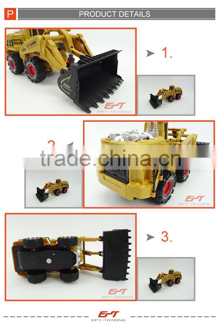 Kids car 4channels radio control toy rc construction truck