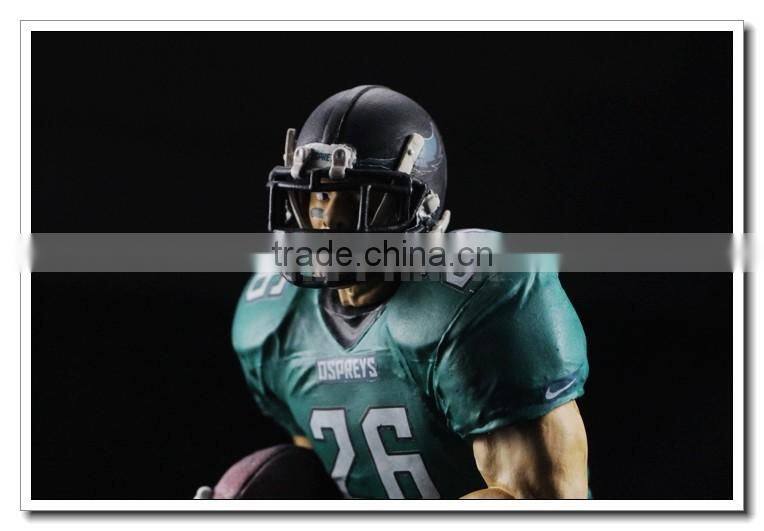 3D Plastic American Football Player Action Figures