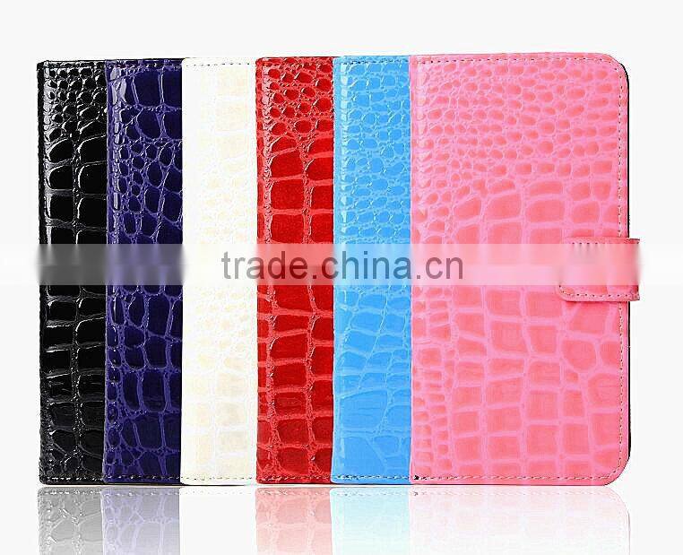 Luxury crocodile Leather Flip Case For Apple iPhone 6s 4.7inch Phone Cover Cases With Stand Function