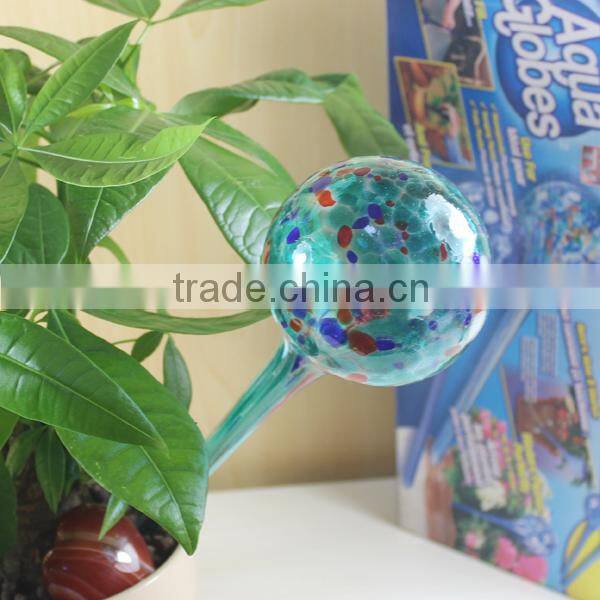 2016 factory glass watering globes for plants/plant watering balls