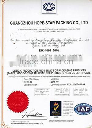 High quality unique design jewelry gift paper watch box&packaging jewelry box for watch made in china