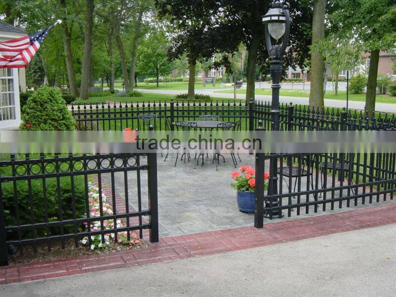 Anti-oxidation wrought iron fence