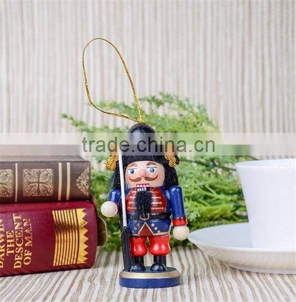 Mini promotion christmas gift wooden nutcracker