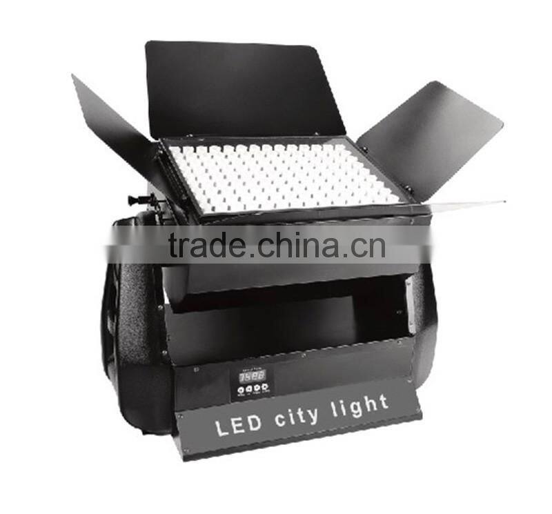140*3W or 180*3W LED city color light,140pcs 3 W LED:35R, 35G, 35B, 35W ;180pcs 3W colorful LED