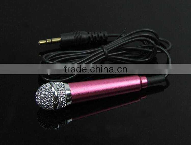 Microphone manufacturers hot selling mobile phone karaoke sing microphone mini mobile phone microphone