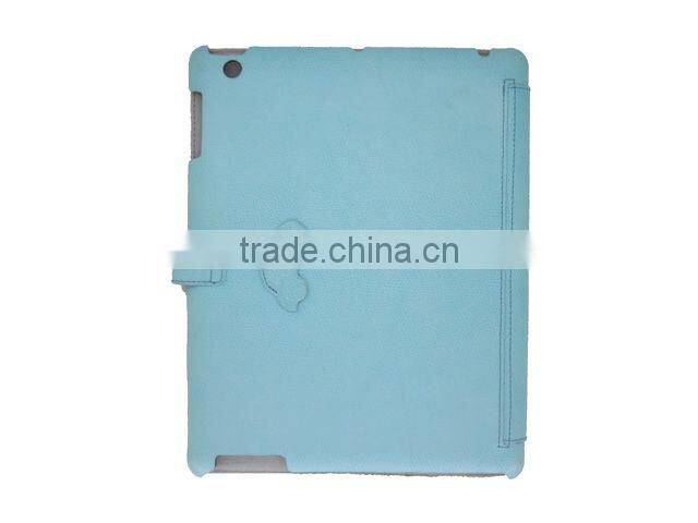 blue standing smart leather case for Ipad 2 3 4