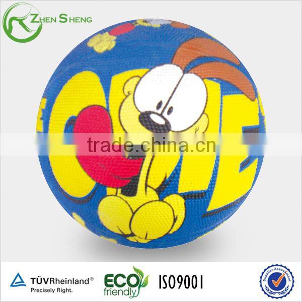 Zhensheng Great Selection Promotional Rubber Basketballs Promo Basketballs