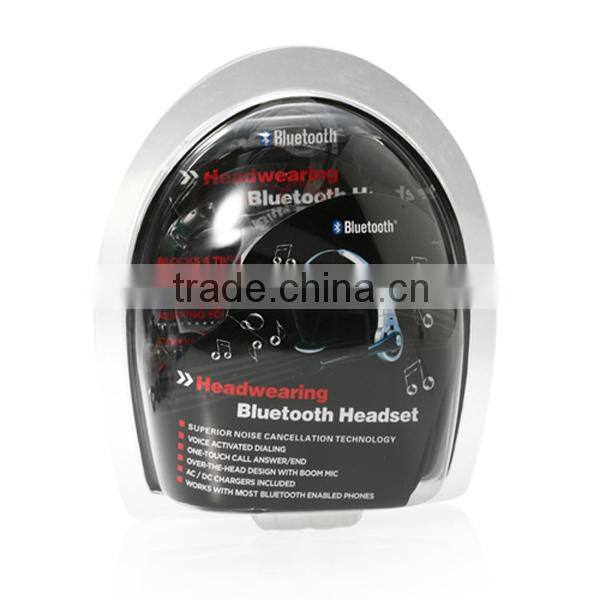 bluetooth headset with microphone,Over-the-head design and with retractable band---Melody Lee