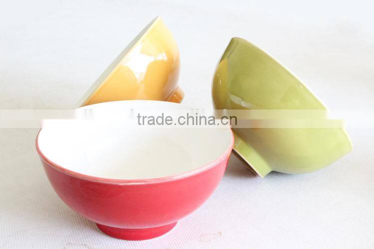 Hot selling ceramic glazed stoneware bowl wholesale