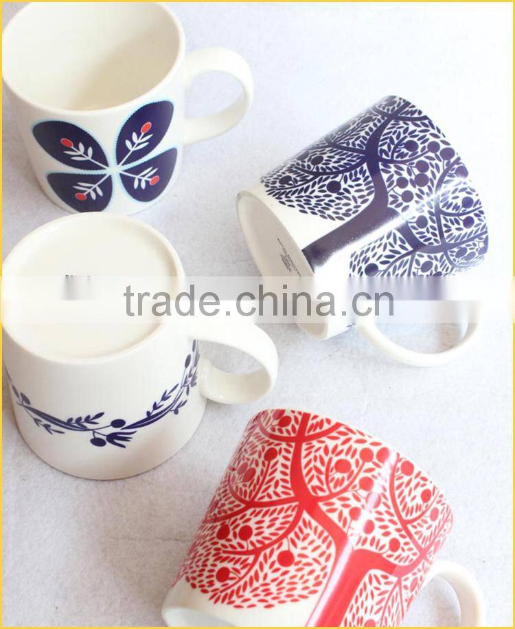 Wholesale Promotional New Design New Bone Custom Creative Ceramic Printed Tea Cup