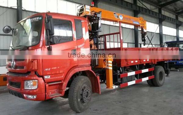 3.2 ton truck mounted crane SQ3.2S3 on sale 80 Kn.m at 2.5 m crane truck high quality