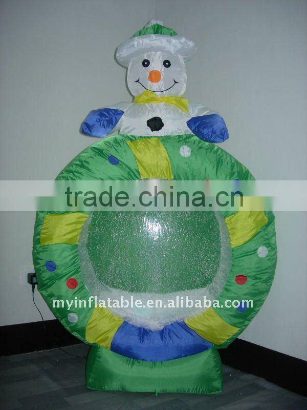 inflatable snow globe