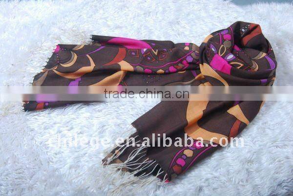 fashion wool print scarf /export scarves