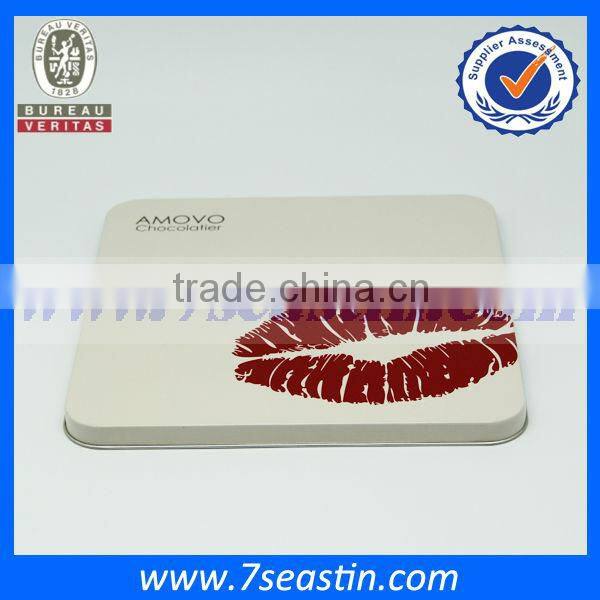 food grade europe biscuit metal tin box