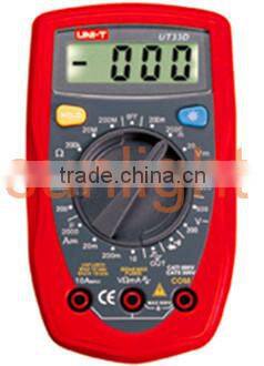 Portable Digital Multimeter, AC/DC/Resistance UT33D