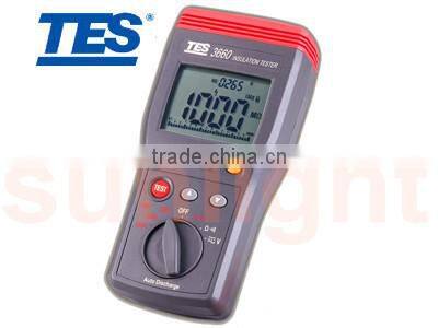 TES-3660 Autoranging Insulation Resistance Tester