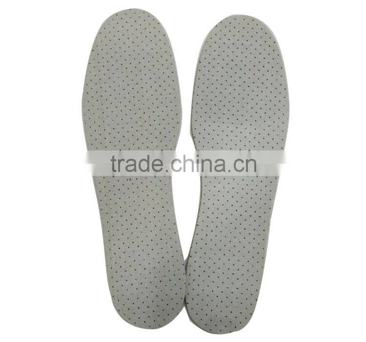 2015 new arrival natural cork shoe insoles with cotton fabric
