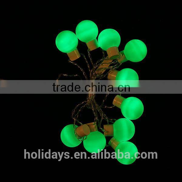 christmas deco copper wire led ball string light