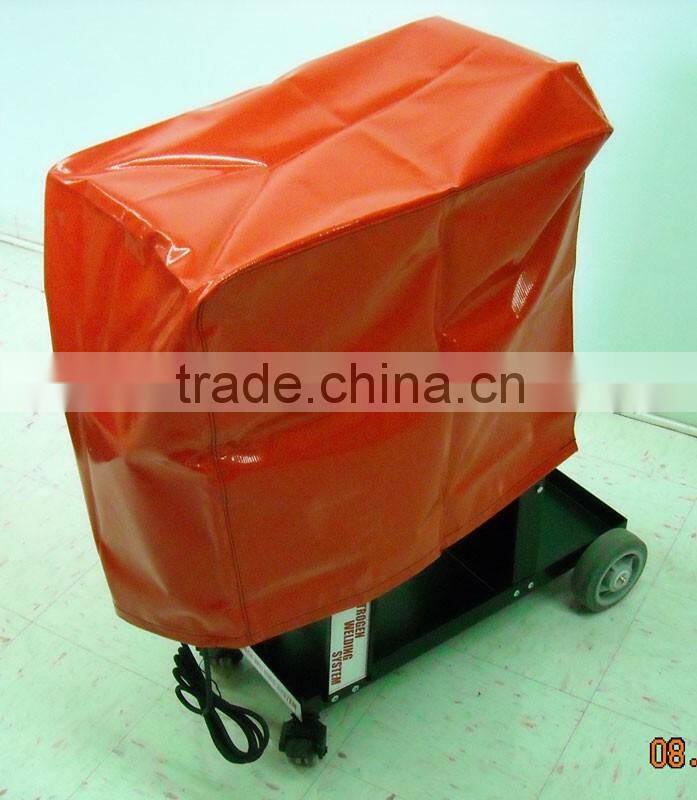 18" x 18" x 24" (Height) Machine Cover - Five-Sided Snug-Fitting Tarp - 18 oz Vinyl Coated Polyester - Finished Size