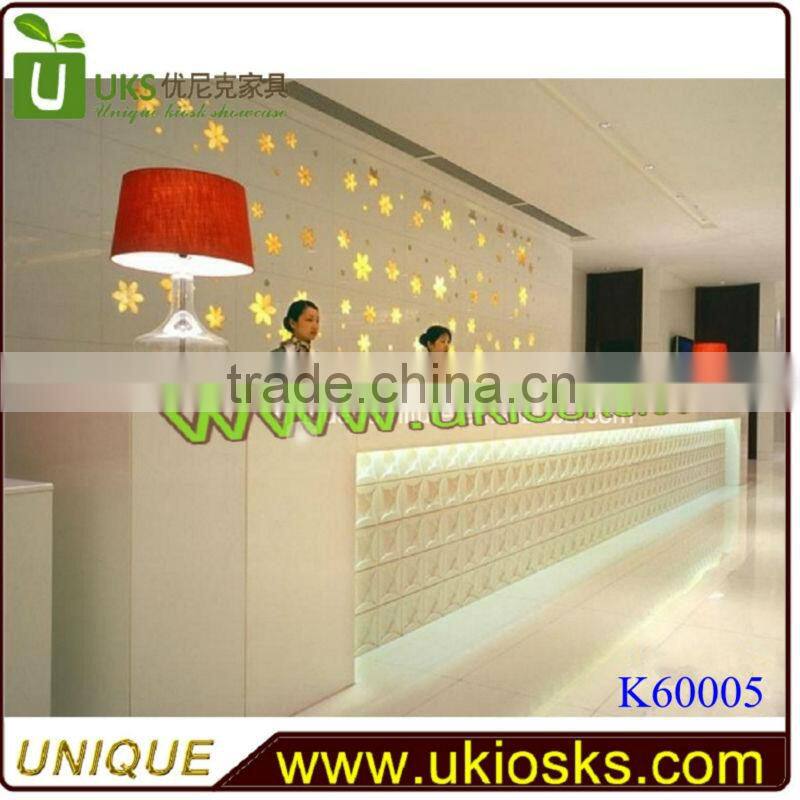 A Typical Uygur Courtyard reception counter&unique reception desk&corian reception counter