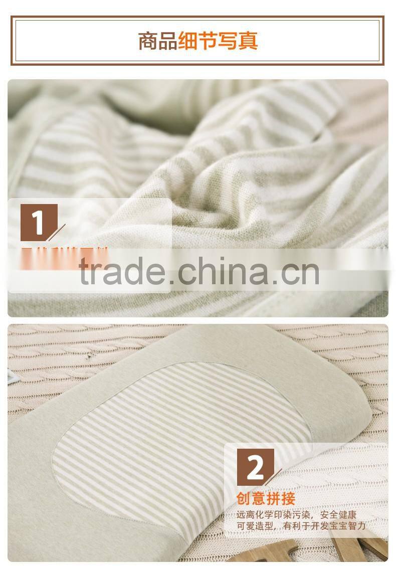 Colored cotton arc pillow memory foam pillow for baby