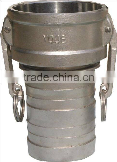 Camlock stainless steel part C 4"