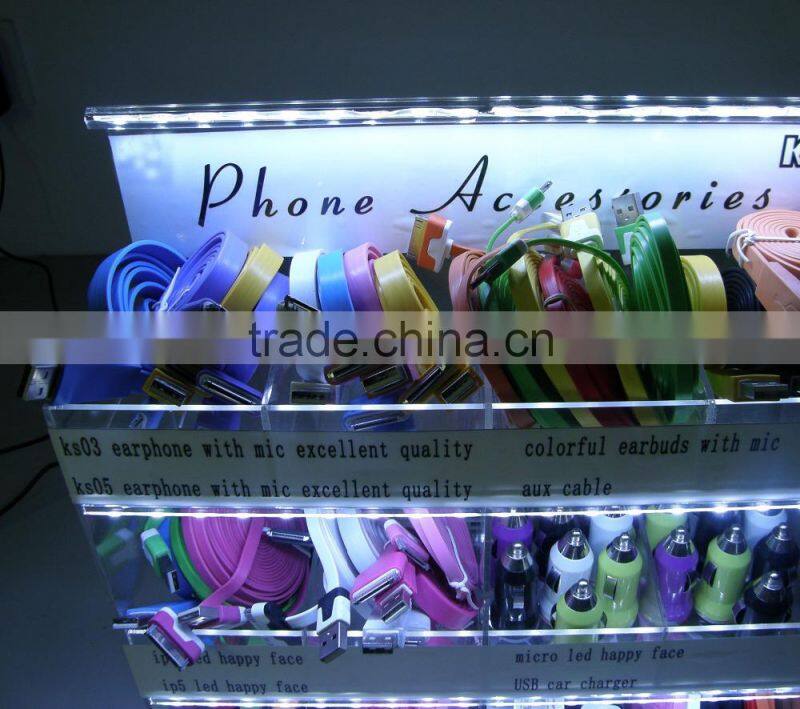 SSW-CA-101 Acrylic Head-set Counter Top Display with LED lights