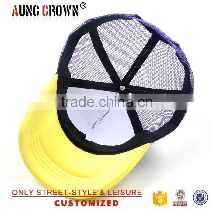 Mesh wholesale trucker custom caps embroidery