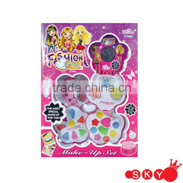 nice fashion girl makeup mirror set toy makeup colourful make up