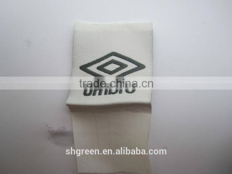 high definition soft damask woven labels,weaving letters design tags