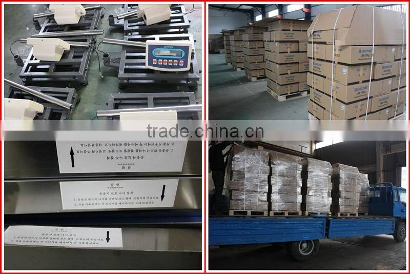 150kg checker plate weighing platform scale 400*500mm