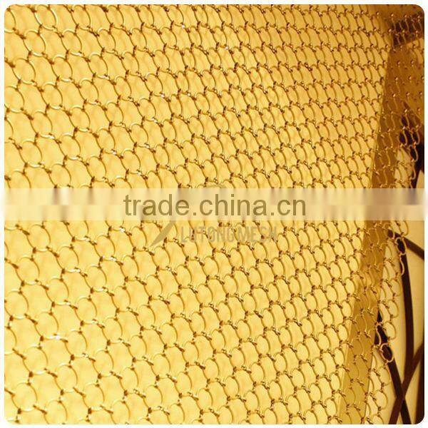 Metal ring mesh hotel room curtain