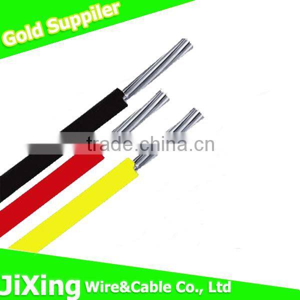 single core pvc jacket aluminum wire 4mm