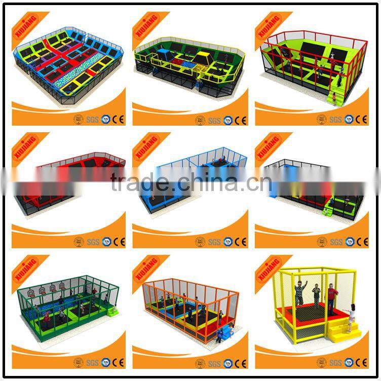 Luxury kids foam indoor trampoline playground bungee trampoline