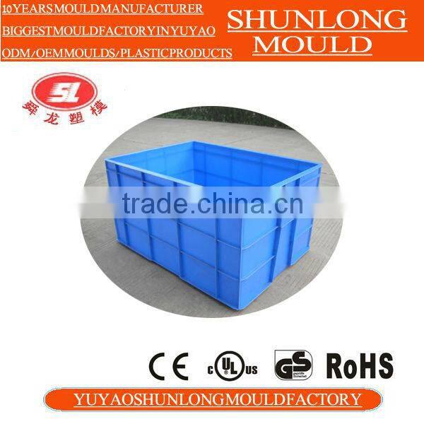 Yuyao Shunlong high quality HDPE/PP stackable plastic box mould
