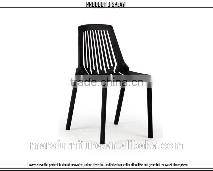Low price plastic outdoor dining chair
