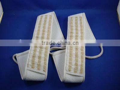 Popular natural grid bath belt for sale