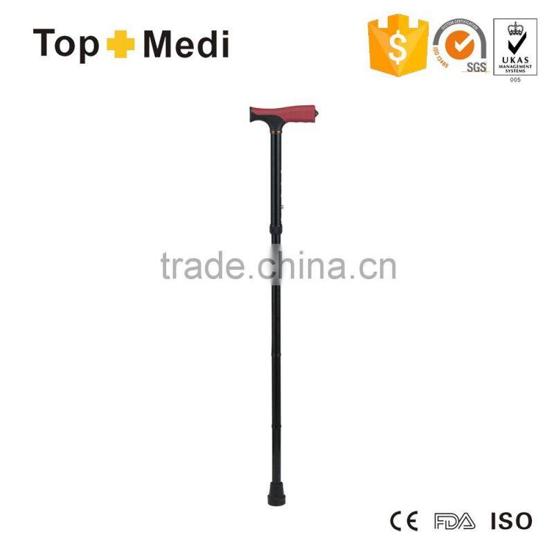 3 section aluminum folding working stick and canes for sale