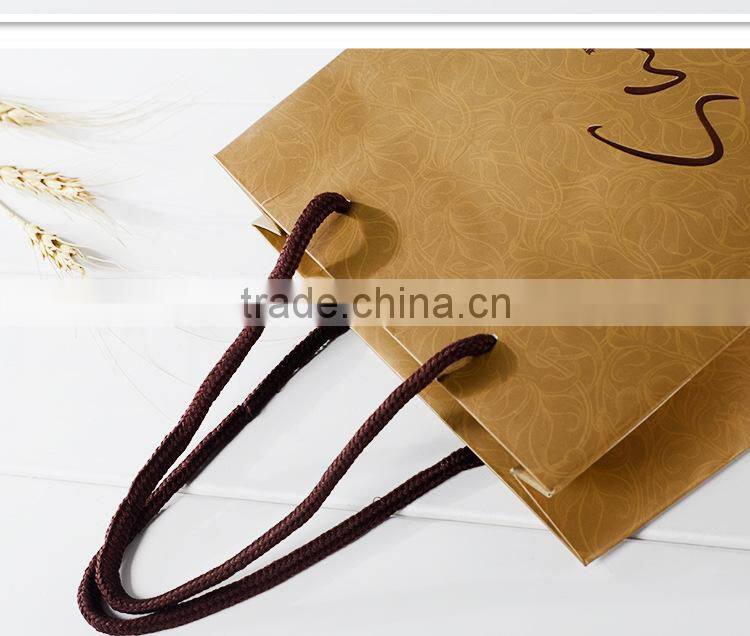 kraft paper shopping/ Jewelry / gift / Clothes bag customized handbag decorative cheap paper bags