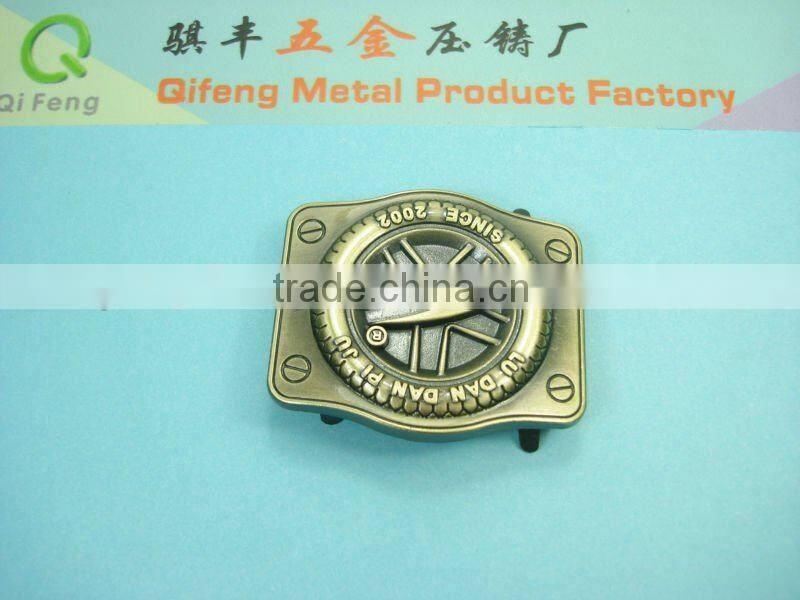 shilingmarket qifeng well design bag decoration metal logo q-2380 with diamond
