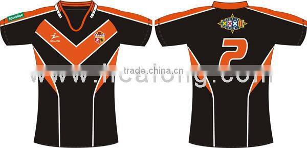 OEM service cheap price latest design your own rugby jersey