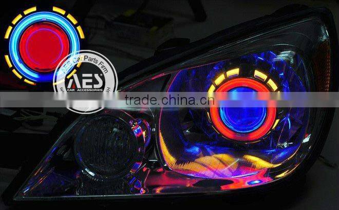 factory wholesale price headlight H4 h7 automotive bixenon hid projector len H1 mini dual angeleye